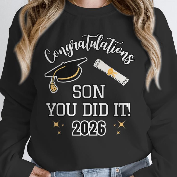 Congratulations Son You Did It Son Graduation 2026 Unisex Sweatshirt