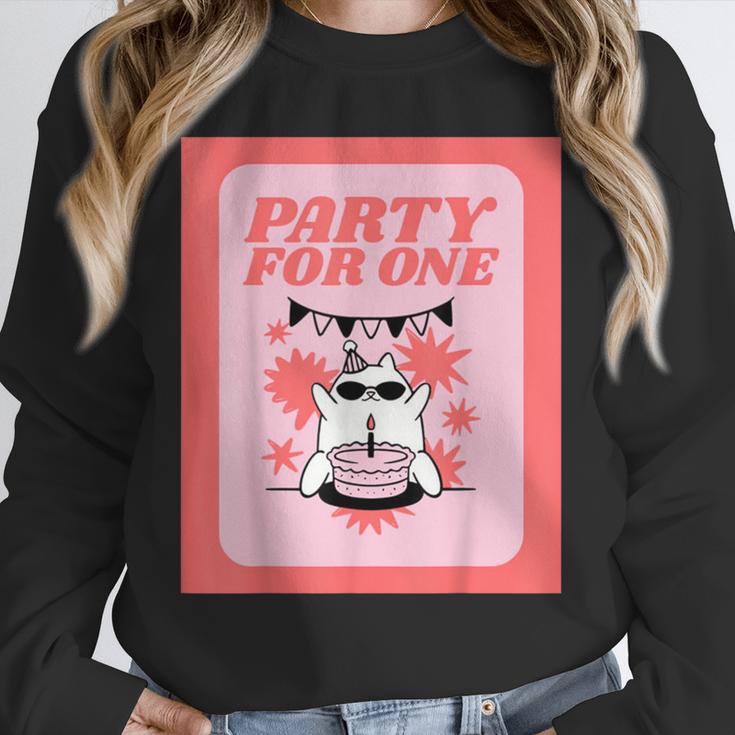 Cool Fun Cute Party Introvert Cat Character Unisex Sweatshirt Cool Fun Cute Party Introvert Cat Character Unisex Sweatshirt