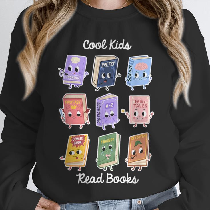 Cool Kids Read Books Apparel Unisex Sweatshirt