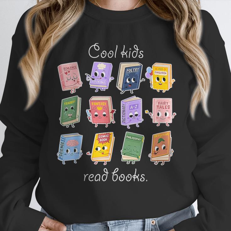 Cool Kids Read Books School Librarian Reading Teacher Unisex Sweatshirt