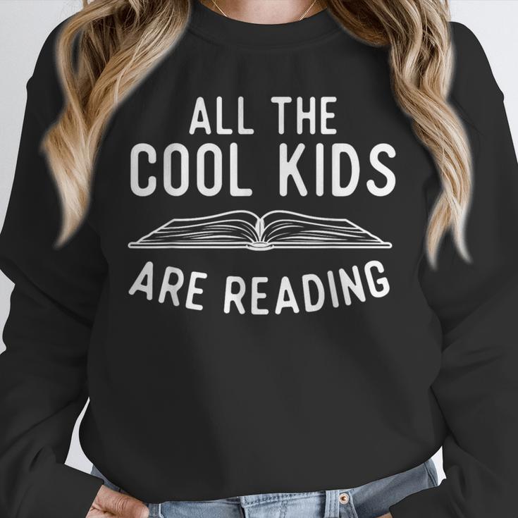 All The Cool Kids Are Reading Book Lover Bookworm Reader Unisex Sweatshirt All The Cool Kids Are Reading Book Lover Bookworm Reader Unisex Sweatshirt