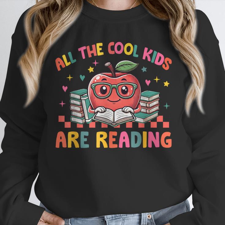 All The-Cool Kids Are Reading Book Lover Librarian Bookworm Unisex Sweatshirt All The-Cool Kids Are Reading Book Lover Librarian Bookworm Unisex Sweatshirt