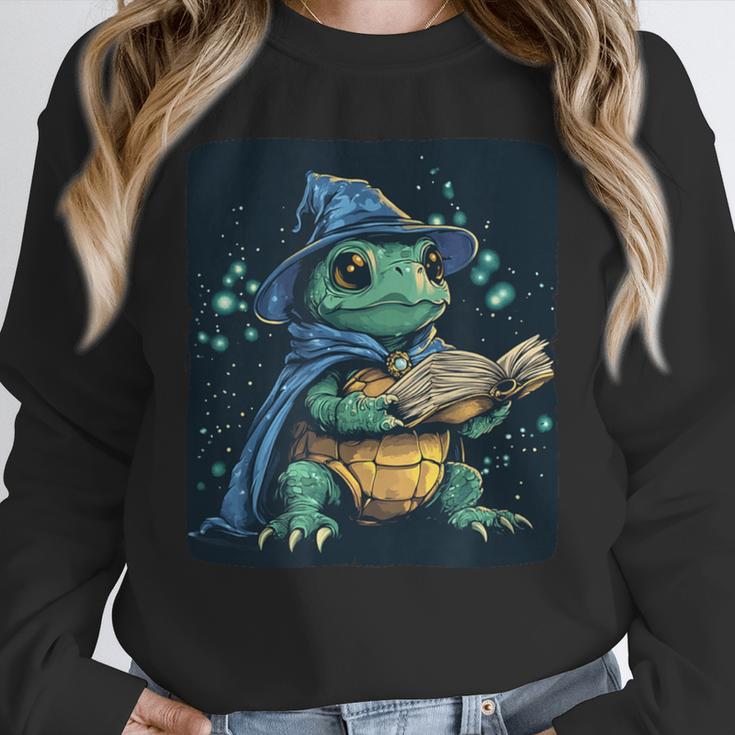 Cool Magical Book With Wizard Turtle For Adults And Kids Unisex Sweatshirt Cool Magical Book With Wizard Turtle For Adults And Kids Unisex Sweatshirt