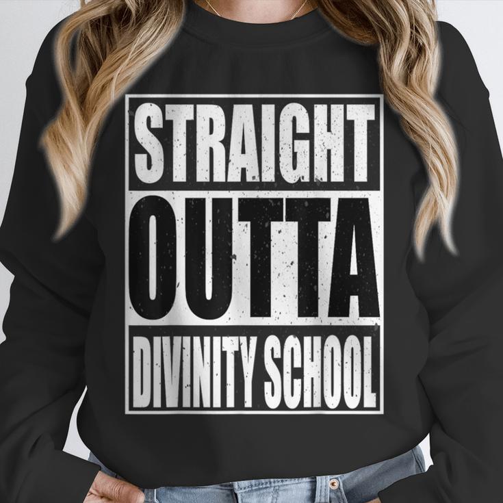 Cool Straight Outta Divinity School Graduation Shirt Unisex Sweatshirt