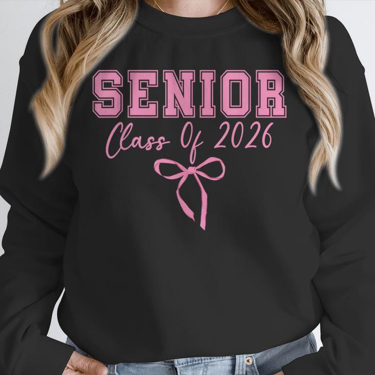 Coquette Senior 2026 Class Of 2026 Pink Bow Graduation 2026 Unisex Sweatshirt