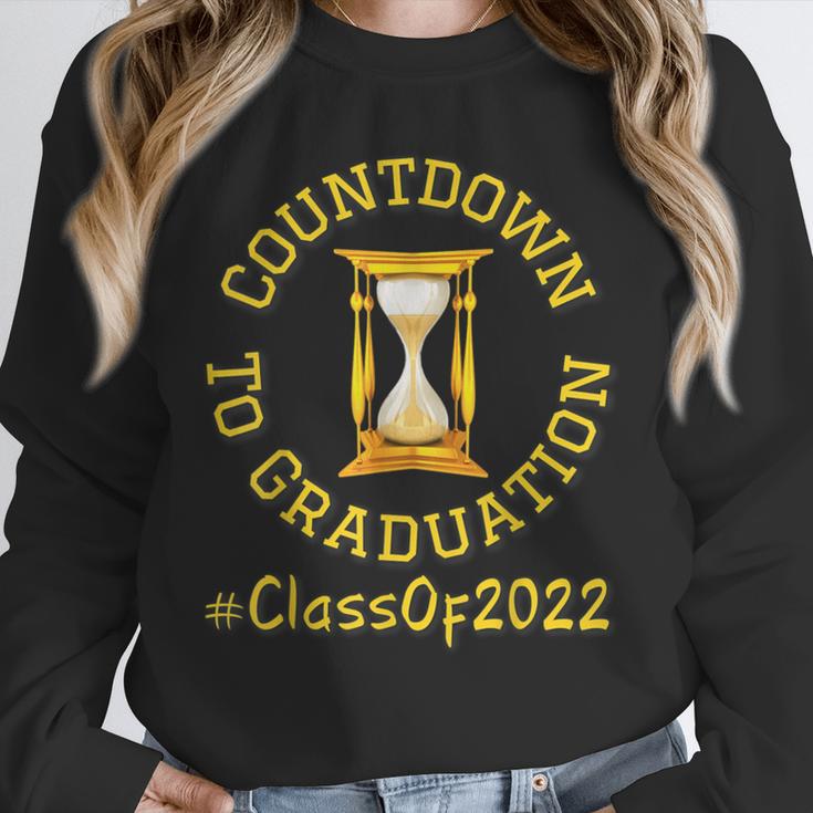 Countdown To Graduation Hourglass Senior Class Of 2022 Unisex Sweatshirt