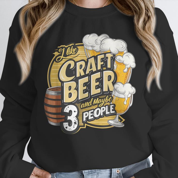 Craft Beer Lover Introverted & Hoppy Unisex Sweatshirt