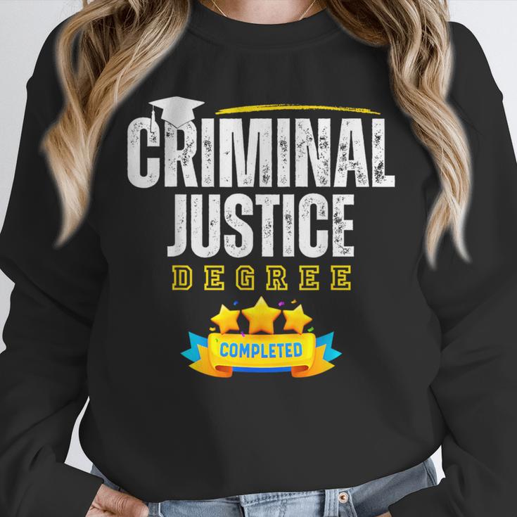 Criminal Justice Degree Graduation Senior Celebration Grad Unisex Sweatshirt