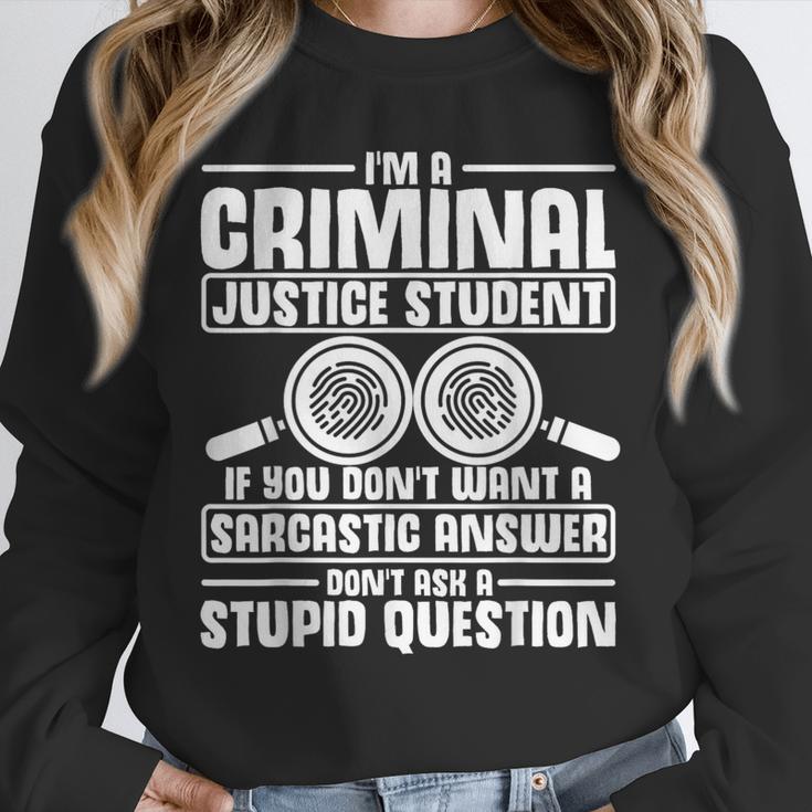 Criminal Justice Degree Graduation Criminal Justice Student Unisex Sweatshirt
