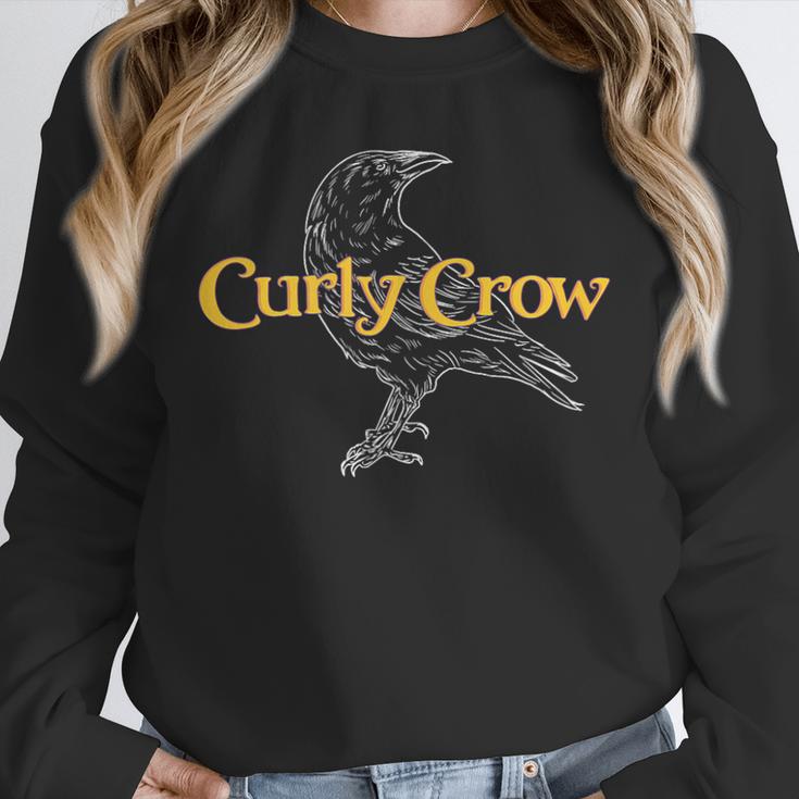 Curly Crow Art And Books Logo Unisex Sweatshirt