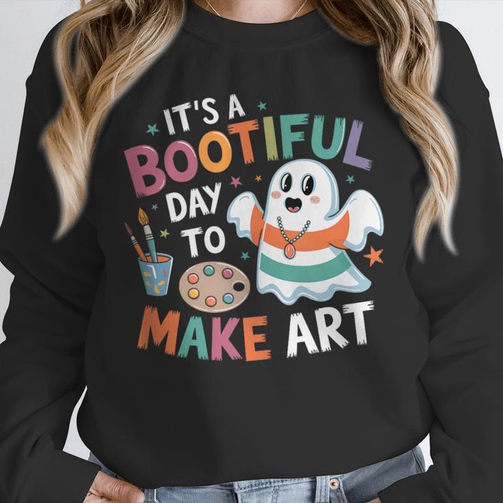 Cute Ghost Book Halloween Spooky Boo School Art Teacher Unisex Sweatshirt Cute Ghost Book Halloween Spooky Boo School Art Teacher Unisex Sweatshirt