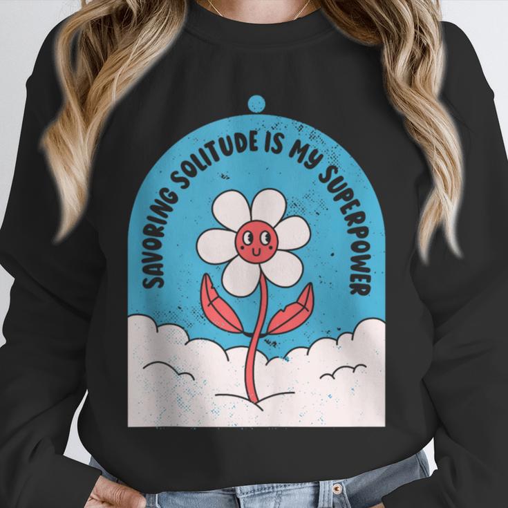 Cute Introvert Shy Teen Anti-Social Inner Strength Unisex Sweatshirt