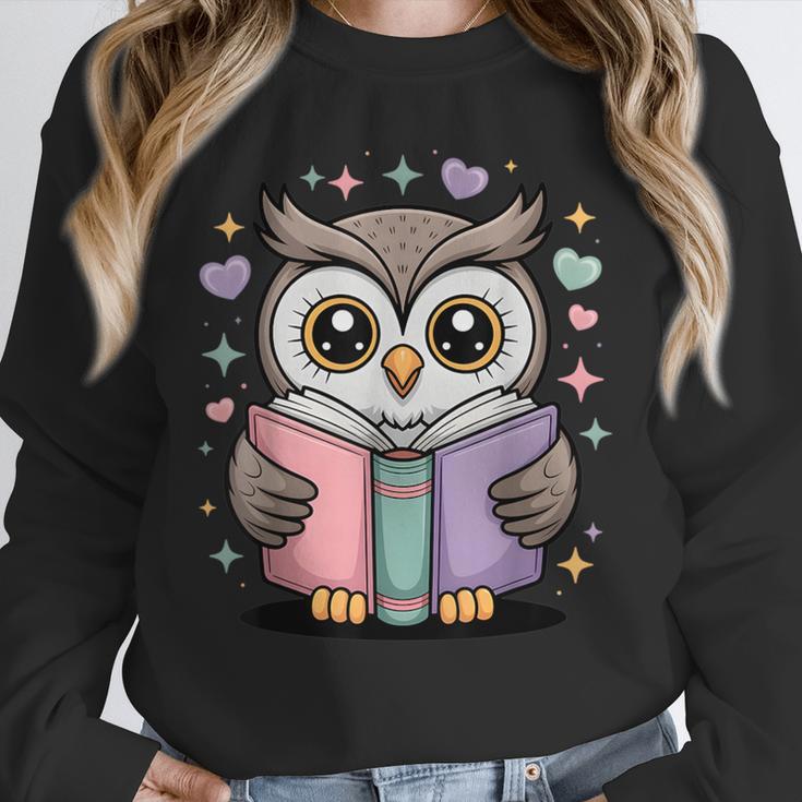 Cute Reading Owl Book Lover Teacher Librarian Bookworm Unisex Sweatshirt Cute Reading Owl Book Lover Teacher Librarian Bookworm Unisex Sweatshirt
