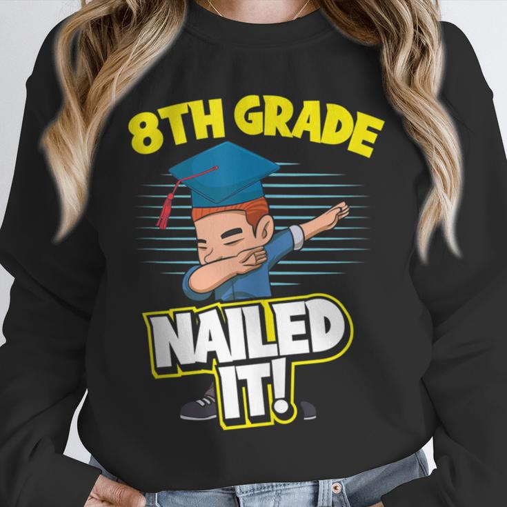 Dabbing Graduation Boy 8th Grade Class Of 2021 Unisex Sweatshirt