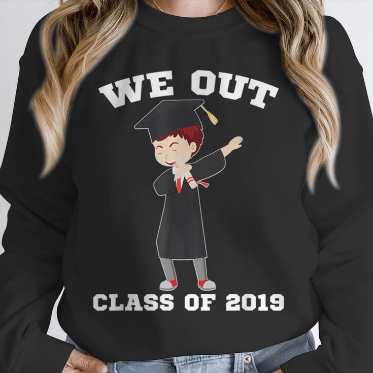 Dabbing Graduation Boy Class Of 2019 We Out Unisex Sweatshirt