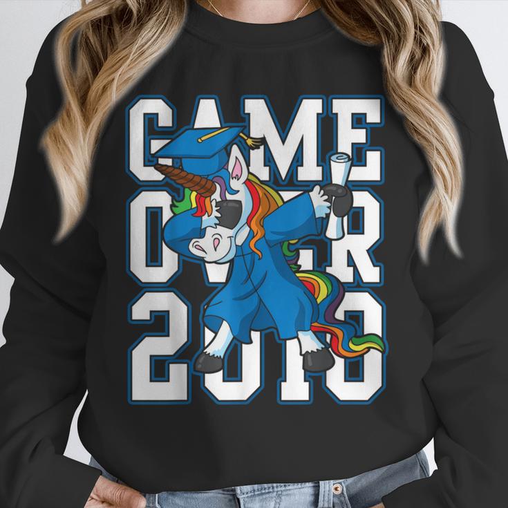 Dabbing Graduation Class Of 2018Shirt Unicorn Dab Unisex Sweatshirt