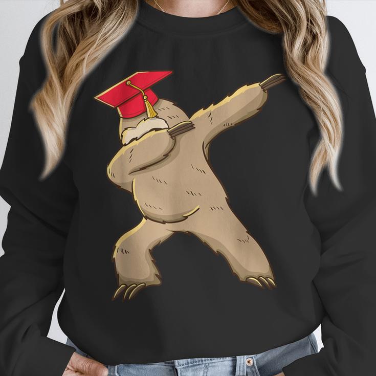 Dabbing Sloth School GraduationShirt For Kids Unisex Sweatshirt