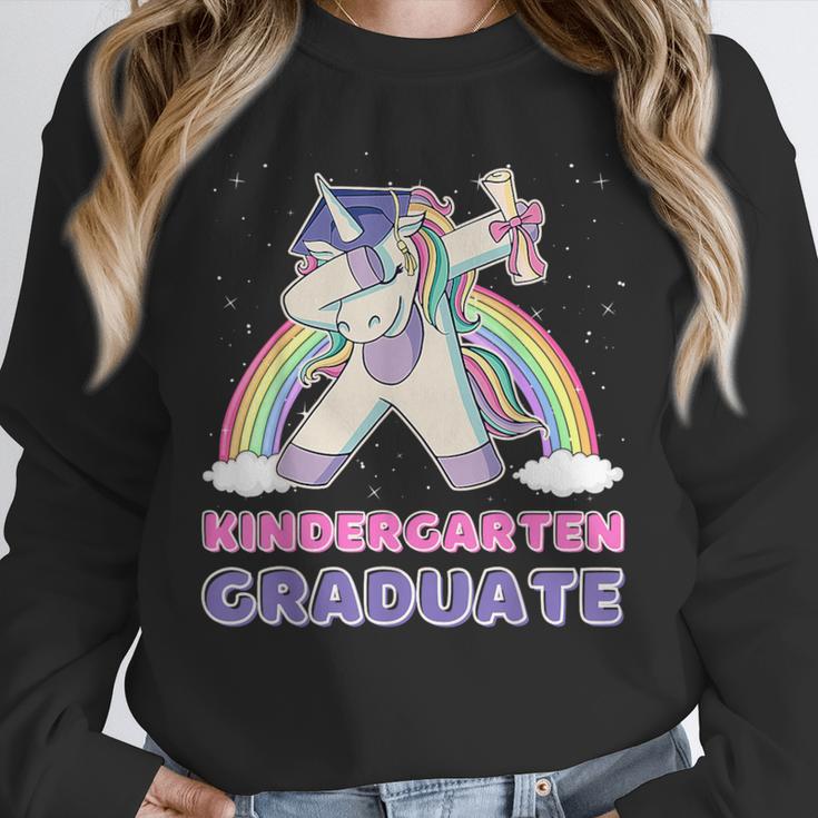 Dabbing Unicorn Kindergarten Graduation Dab Dance Girl Unisex Sweatshirt