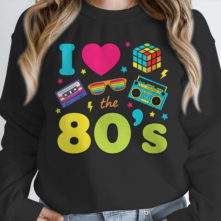 Dad I Love The 80's Retro 80s Nostalgia For Dad Unisex Sweatshirt