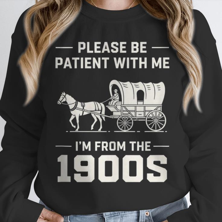 Dad Please Be Patient With Me I'm From The 1900s Vintage Unisex Sweatshirt