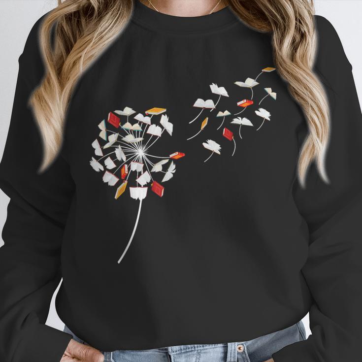 Dandelion Books Book Lover Reading Bookworm Reader Unisex Sweatshirt