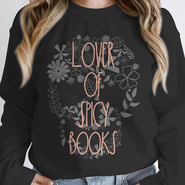 Dark Romance Book Lover Women Read Spicy Books Skeleton Dibs Unisex Sweatshirt