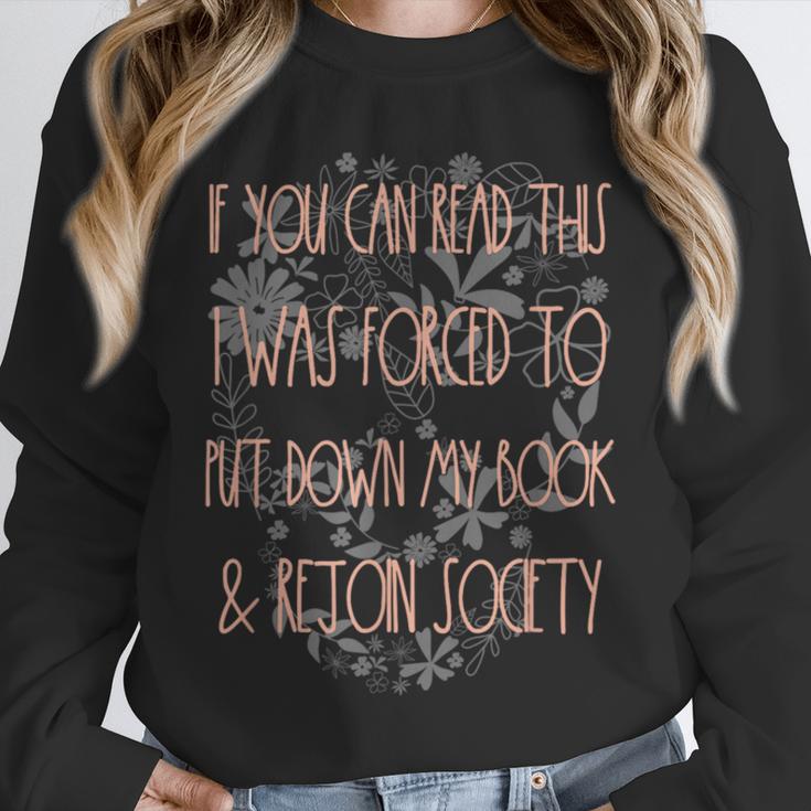 Dark Romance Put Down My Book Spicy Bookish Merch Romantasy Unisex Sweatshirt