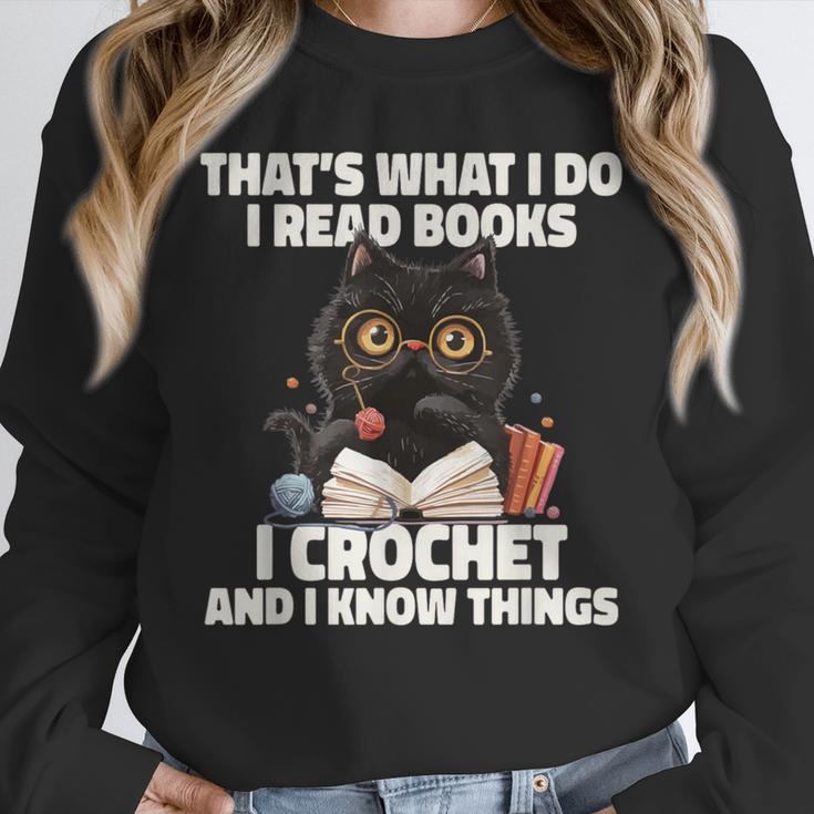 Das Ist Es Was Ich Tue Ich Lese Books Crochet And Unisex Sweatshirt