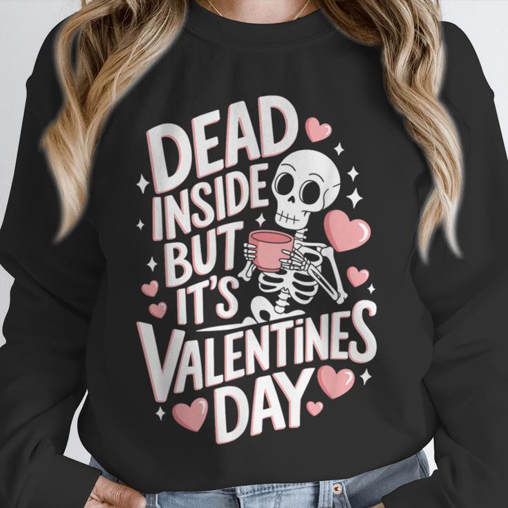 Dead Inside But Its Valentines DayShirt For Introverts Unisex Sweatshirt