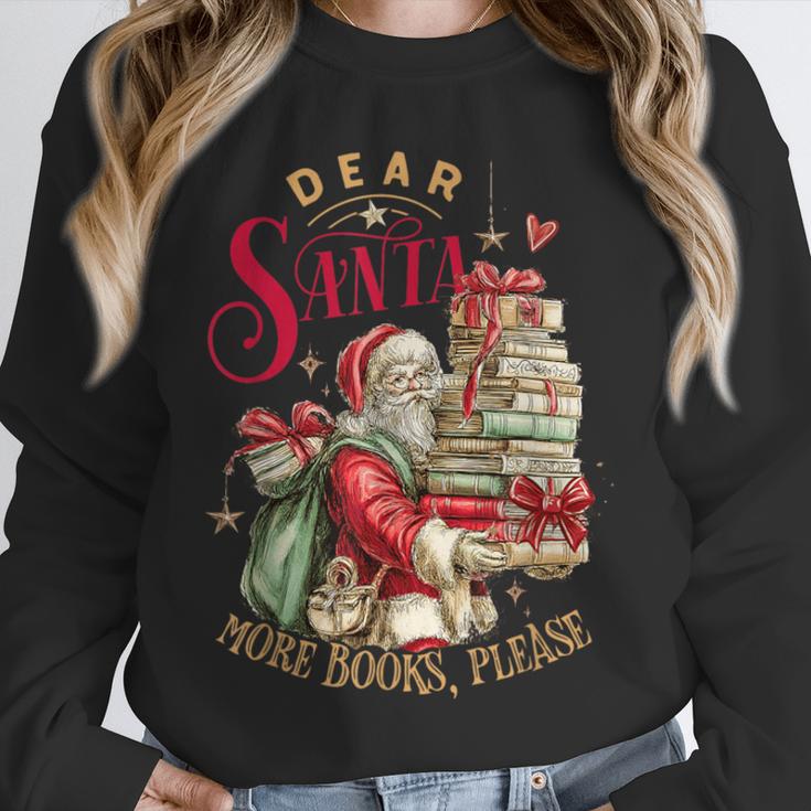 Dear Santa More Books Please Christmas Unisex Sweatshirt Dear Santa More Books Please Christmas Unisex Sweatshirt