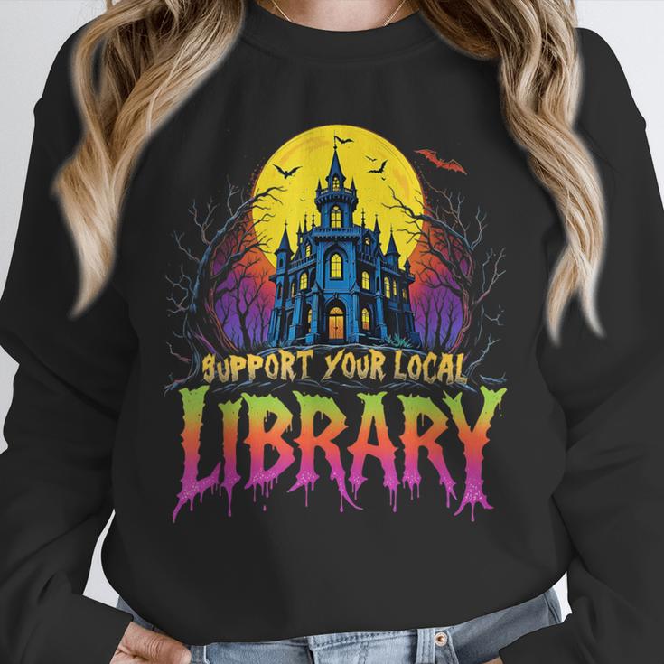 Death Gothic Support Your Local Library Lovers Book Unisex Sweatshirt Death Gothic Support Your Local Library Lovers Book Unisex Sweatshirt