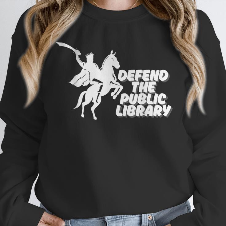 Defend Public Library Support Local Library Book Lover Unisex Sweatshirt