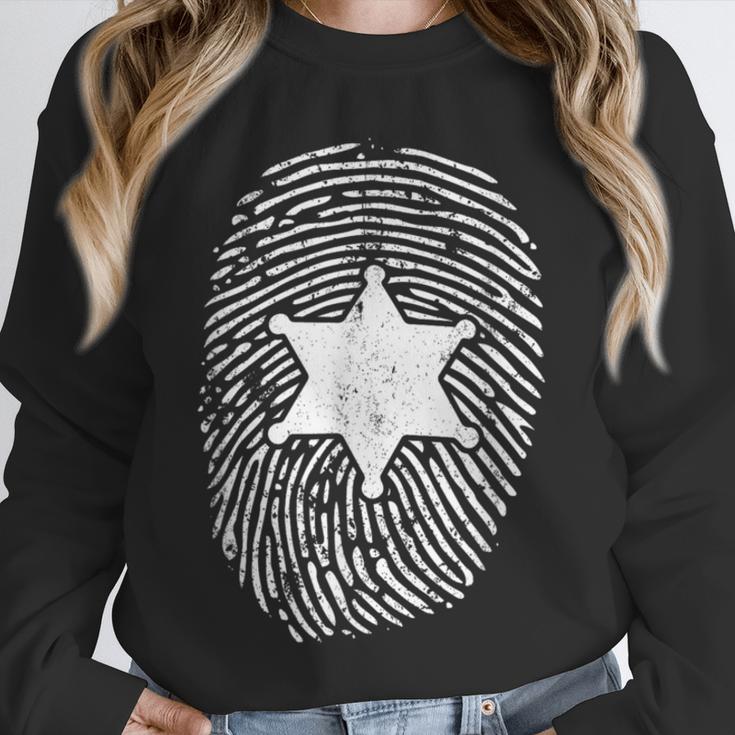 Deputy Sheriff DNA Sheriff Graduation 6 Star Badge Unisex Sweatshirt
