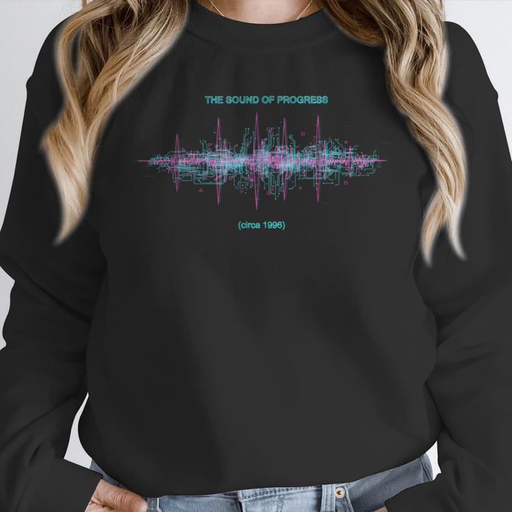 DIAL UP Modem Sound Of Progress 1996 Gen X Tech Nostalgia Unisex Sweatshirt