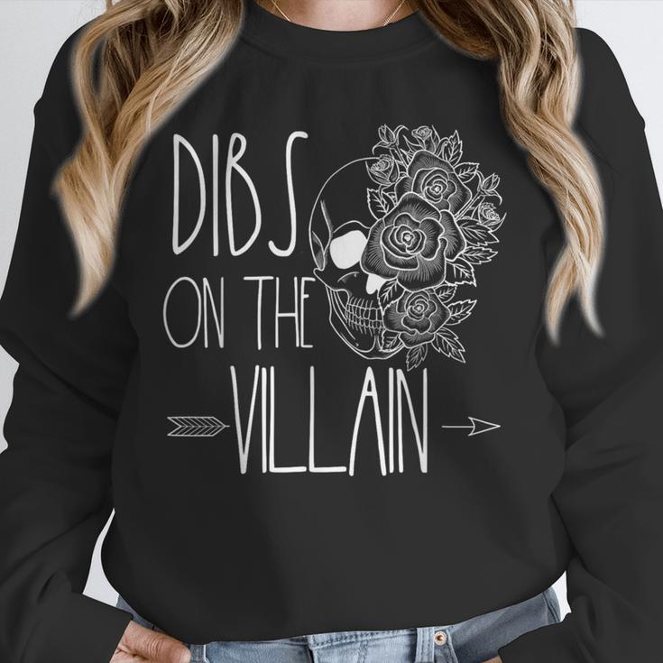 Dibs On The Villain Spicy Books Women Smutty Merch Romantasy Unisex Sweatshirt Dibs On The Villain Spicy Books Women Smutty Merch Romantasy Unisex Sweatshirt