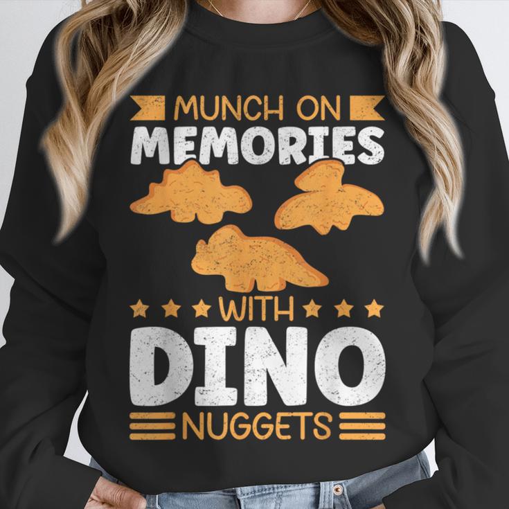 Dino Nuggets Chicken Snack Memory Bite Unisex Sweatshirt Dino Nuggets Chicken Snack Memory Bite Unisex Sweatshirt
