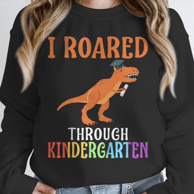 Dinosaur Graduation I Roared Through Kindergarten T-Shirt Unisex Sweatshirt