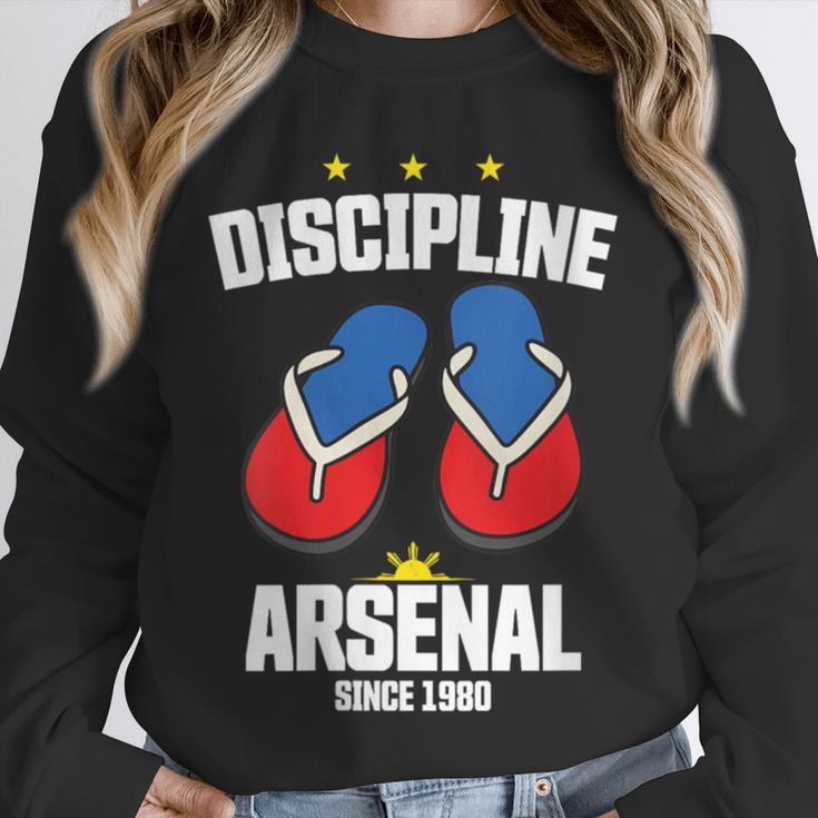 Discipline Arsenal Pinoy Nostalgia Filipino Tsinelas Unisex Sweatshirt