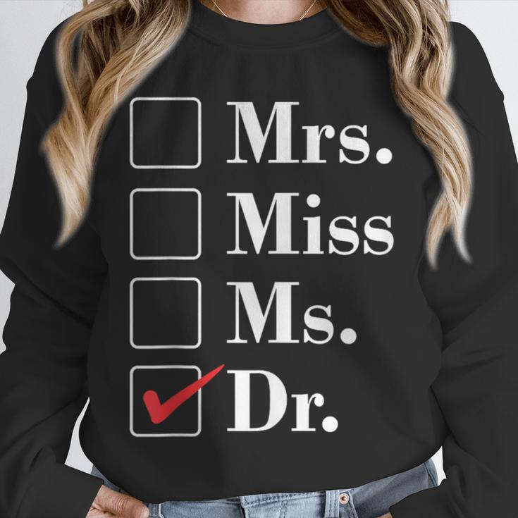 Doctor Graduation Honorific Titles List Unisex Sweatshirt