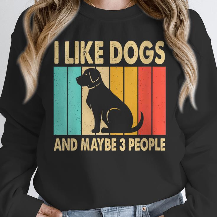 I Like Dogs And Maybe 3 People Introvert Unisex Sweatshirt I Like Dogs And Maybe 3 People Introvert Unisex Sweatshirt