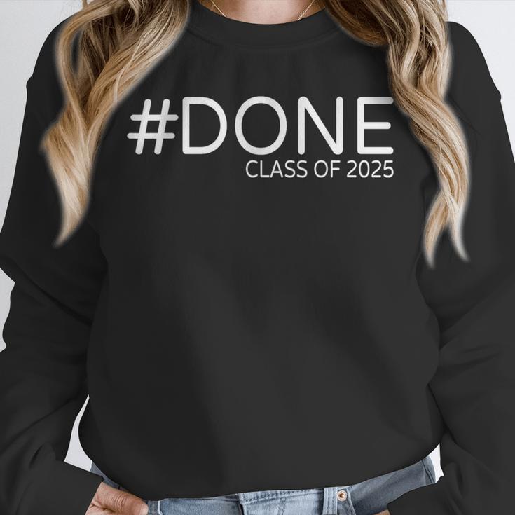 DONE Class Of 2025 Graduation For Her Him Grad Seniors Unisex Sweatshirt
