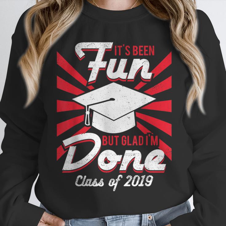 Im Done Graduating Class Of 2019 School GraduationShirt Unisex Sweatshirt