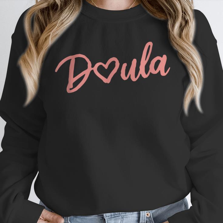 Doula Shirt Tee Heart Midwife Childbirth Graduation Unisex Sweatshirt