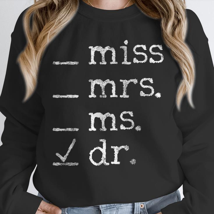Dr Doctor Doctorate PhD Graduation Unisex Sweatshirt