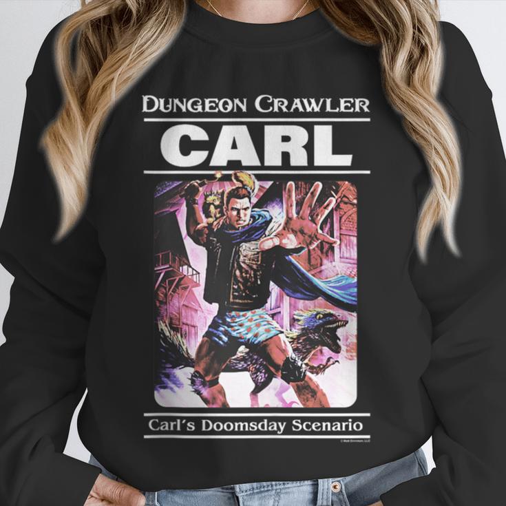 Dungeon Crawler Carl Vintage Paperback Illustration Book Unisex Sweatshirt