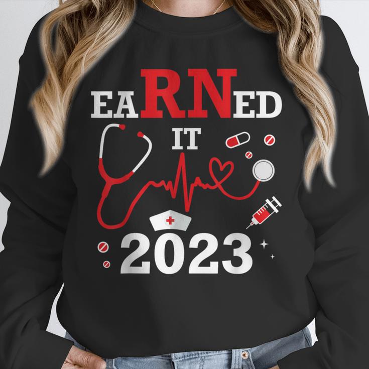Earned It 2023 For Nurse Graduation Or RN LPN Class Of Unisex Sweatshirt