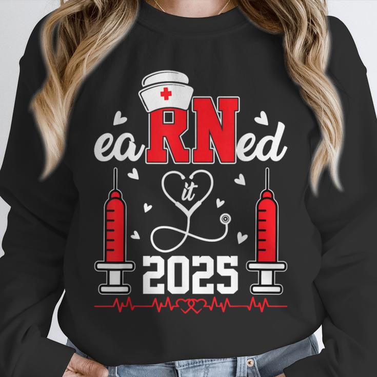 Earned It 2025 For Nurse Graduation Or RN LPN Class Of 2025 Unisex Sweatshirt