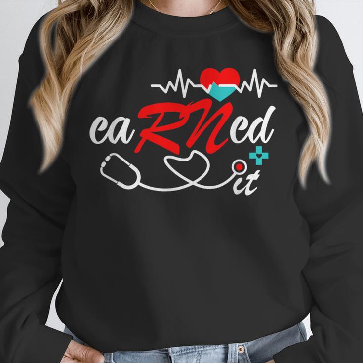 Earned It RN Nurse Graduation RN & LPN Nursing Unisex Sweatshirt