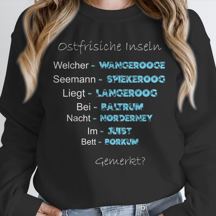 East Frisian Islands Memory Saying Shirt North Sea Unisex Sweatshirt East Frisian Islands Memory Saying Shirt North Sea Unisex Sweatshirt