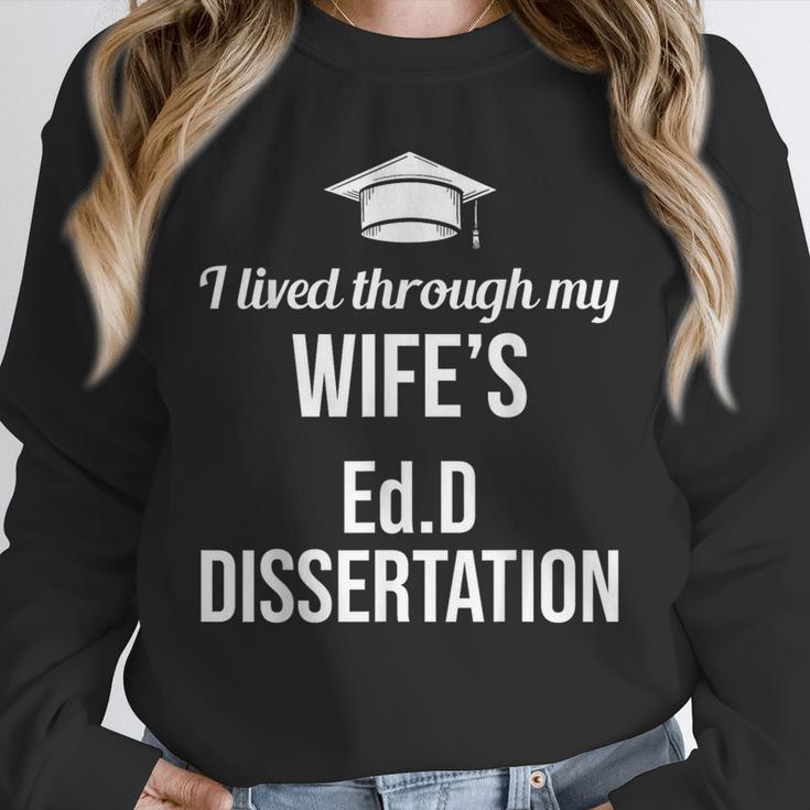 EDD Doctor Of Education EdD Wife Doctorate Graduation Unisex Sweatshirt
